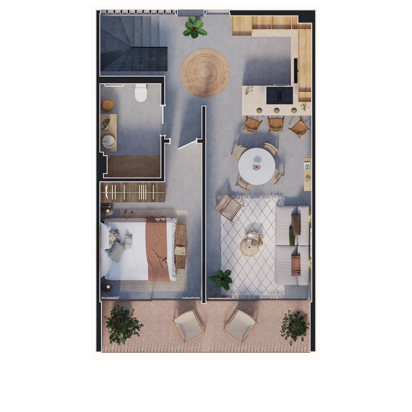 Casas do Sal, Piso 1